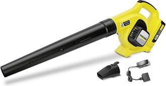 Karcher Lbl 2 Battery Set - Piattaforma batteria: Piattaforma Battery Power+ 18 v - Velocit&agrave; aria: max. 210 km/h - Portata daria: 220 m&sup3;/h - Karcher