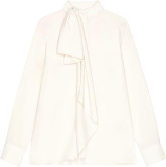 Givenchy Draped Bow Blouse