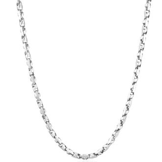 Pompeii3 Mens (59g) Solid 14K Yellow Gold 5mm Flexible Link 22 Necklace