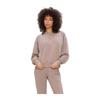 Mercer Amsterdam Scuba Crewneck W - Dames - Sweatshirts & Hoodies - Grijs - Maat: S Modal