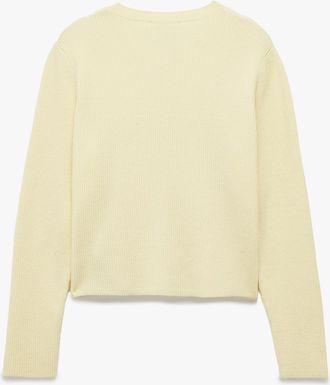 Koton VESTEN Tricot Vest Lange Mouwen Knoopsluiting