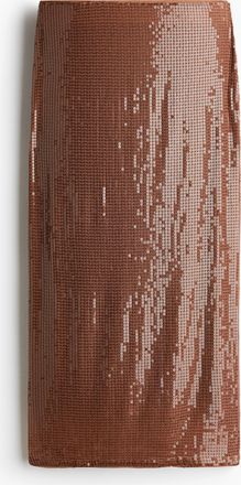 H&M Paillettenjupe - Pink