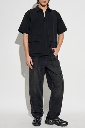 Rag & Bone Shirt With Pockets, Mens, Black