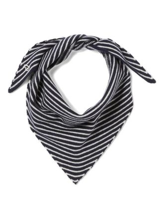 Claudie Pierlot Gestreepte sjaal - Blauw