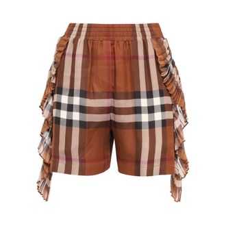 Burberry Donna, Pantaloncini, Marrone, S, new