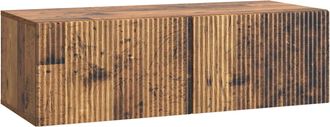 vidaXL Mueble Para Tv De Pared 98 X 41 X 30 Cm Madera Envejecida Vidaxl