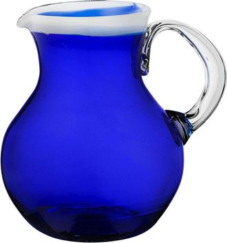 10 Strawberry Street Leon Mexican Glassware Pitcher