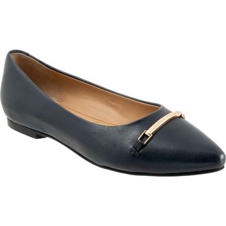 Trotters Everly Bit Flat in Navy at Nordstrom, Size 10.5