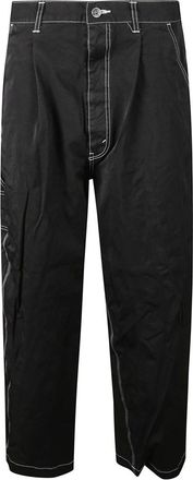Comme Des Gar&ccedil;ons Heren, Broeken, Zwart, Maat: S Katoen