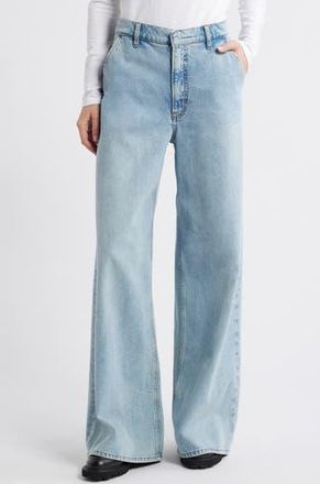 Frame Denim The High Waist Wide Leg Trouser Jeans in Ettie at Nordstrom Rack, Size 29
