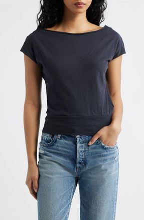 BDG Off the Shoulder Banded Top in Black at Nordstrom, Size X-Small
