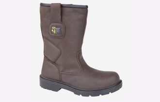 Grafters Chandler Waterproof Safety Rigger Mens - Brown - Size UK 12