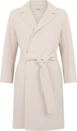 Max Mara Arona Coat - Dames - Jas met riem - Beige - S - Wol - Jassen