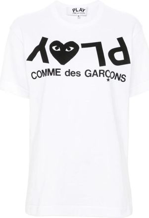 Comme Des Gar&ccedil;ons Comme des Garcons T-shirts en polos Wit - Dames - T-shirts - Wit - M - Katoen - Tops