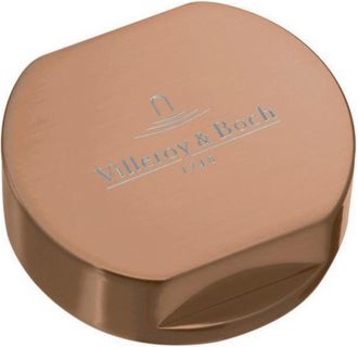 Villeroy & Boch Villeroy&boch - Pomo Para Mecanismo De 1 Cubeta En Acero Inoxydable Acabado Bronce