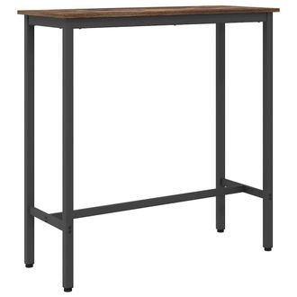 vidaXL Mesa Roble Ahumado 100 X 40 X 100,5 Cm Vidaxl