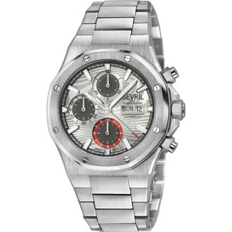 Gevril Group Kingsgate Chronograph Bracelet Watch, 42mm in Silver at Nordstrom Rack