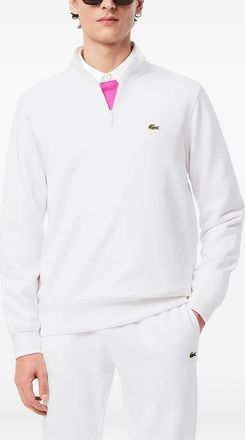 Lacoste logo-patch sweatshirt - White
