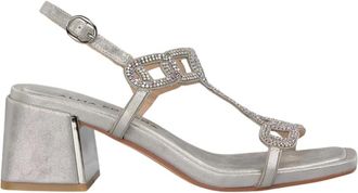 Alma En Pena High Heel Sandals, female, Gray, 7 UK, Sandal with rhinestones