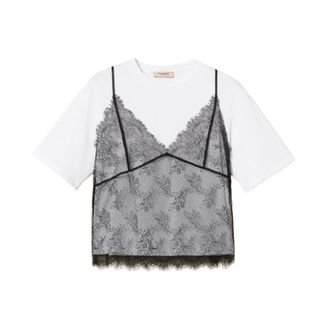 Twinset Mujer, Camisetas, Multicolor, Talla: L