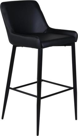 VE DESIGN Barstuhl plaza - Kunstleder Schwarz