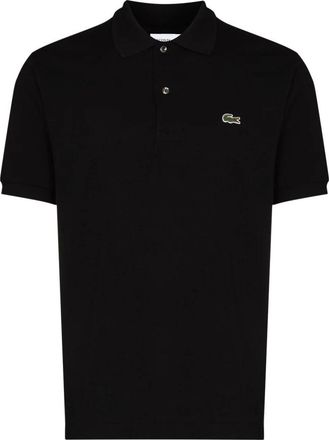 Lacoste Polo Shirt met Logo Detail - Heren - Polos - Zwart - 3XL - Katoen - Tops