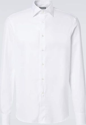 Canali Cotton poplin shirt