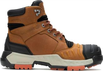 Wolverine Mens Durashocks Torque Composite Toe Work Boots In Tan