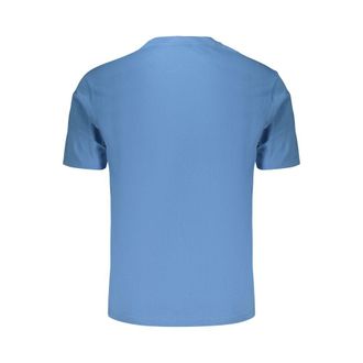 Napapijri Logo-Print Cotton T-Shirt - Blue