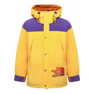Gucci x The North Face Down Jacket Yellow Purple 663758-XAADM-7202