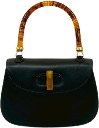 Gucci Pre-owned Handbags, female, Black, Size: ONE SIZE Pre-owned Vintage Handbag