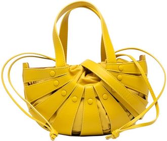 Bottega Veneta Pre-owned Bottega Veneta Small Calfskin The Shell Satchel Ladies D5YBM03KZQ1R3JE3