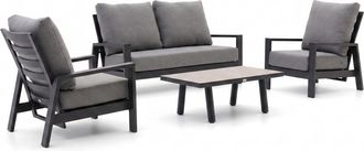 Tierra Outdoor Musone stoel-bank loungeset 4-delig 4-zits verstelbaar