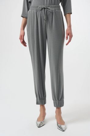 Joseph Ribkoff Pull On Jogger Pants In Grey Melange