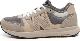 Woden Womens Rigmor Reflective Sneaker In Silver Mink