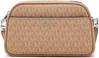 Michael Kors Jet Set Small Camera Crossbody Cross Body Womens Handbags Peanut : SM, Polyester/Polyurethane
