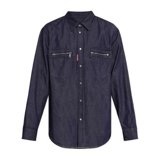 Dsquared2 Hombre, Camisas, Azul, Talla: XS