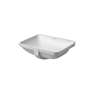 Duravit Duravit - Starck 3 Lavabo Empotrado Con Rebosadero Sin Orificio Para Grifer&iacute;a B 490x365mm Sin Orificio Para Grifer&iacute;a Blanco