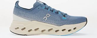 On Mens Cloudsurfer Max Running Shoes In Dust/ivory