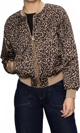 Sanctuary Monroe Sateen Bomber Jacket In French Kitty