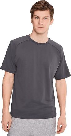 Beyond Yoga All In Active T-Shirts Mens Workout Black Ash : 2XL, Elastane/Polyester