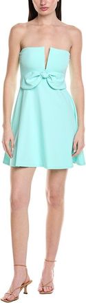 Susana Monaco Bow V-Wire Mini Dress