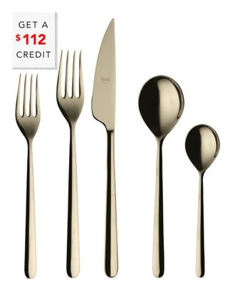 Mepra 20Pc Flatware Set With $112 Credit