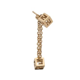 Fendi FF-logo Cube Drop Earrings