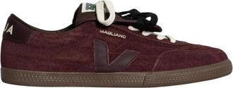 Veja Magliano Panenka Suede Amarante - - Shoes - Uomo - Rosso - 45 EU
