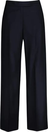 GANT welt-pocket trousers - women - Wool/Viscose/Polyester - 38 - Blue