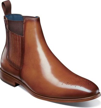 Stacy Adams Bradley Chelsea Boot in Tan at Nordstrom, Size 10.5
