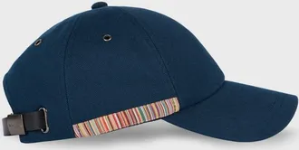 Paul Smith SIGNATURE TRIM CAP Size: OS, colour: BLUE