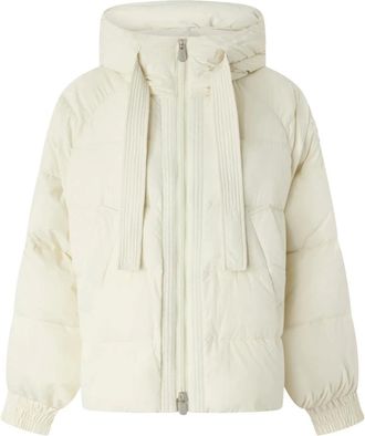 Pinko Pinko - Dicentra Down Jacket - Dames - Jassen - Wit - Maat: S Leer
