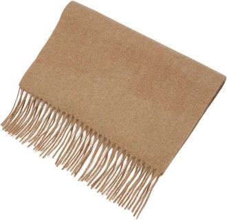 Brooks Brothers Cashmere Sjaal - Heren - Wintersjaals - Bruin - ONE Size - Kasjmier - Accessoires